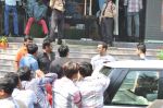 Salman Khan snapped outside Being Human store with Sunil Shetty in Santacruz, Mumbai on 13th Feb 2013 (19).JPG
